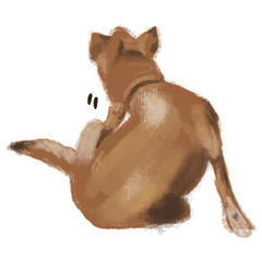 [LINEスタンプ] 犬のゴン