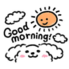[LINEスタンプ] moco moco wanco クレヨンタッチ