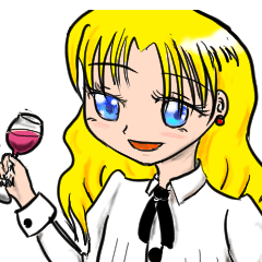 [LINEスタンプ] 酒クズお嬢様