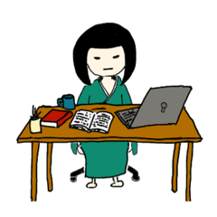 [LINEスタンプ] 日々をやる、こけし
