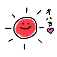 [LINEスタンプ] 表情が変わらないにこちゃん