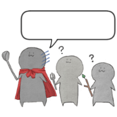 [LINEスタンプ] おデカくんとおチビちゃんとチビチビ