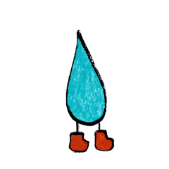 [LINEスタンプ] 赤靴のしずく
