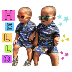 [LINEスタンプ] あゆのぞtwins