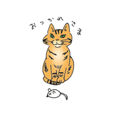 [LINEスタンプ] 猫のモカマタリNo.9【カラーver.】