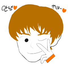 [LINEスタンプ] 韓国の男の子❺(韓国語・日本語)