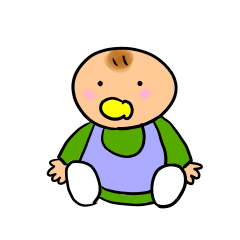 [LINEスタンプ] 世の中が分かる赤ちゃん