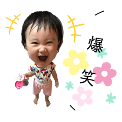 [LINEスタンプ] 頭でっかちひまちゃん