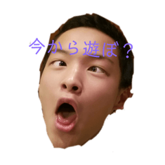 [LINEスタンプ] 顔面スタンプ2（三橋メイン）