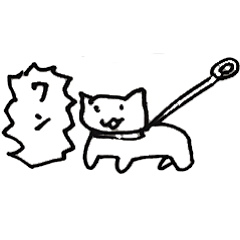 [LINEスタンプ] 絵心ないネコ 1