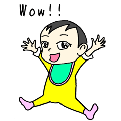[LINEスタンプ] Talking with MAYU（赤ちゃん／ベイビー）