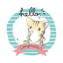 [LINEスタンプ] ネコスタンプ「日常編」