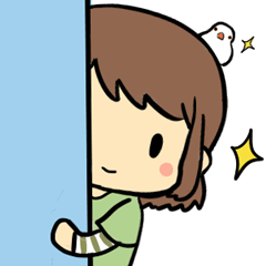 [LINEスタンプ] 女の子と時々ことり
