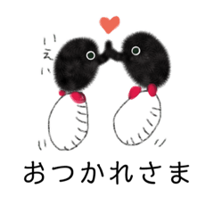 [LINEスタンプ] 鼻長ペンギン（日常あいさつ）