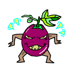 [LINEスタンプ] FRUIT_ monster04