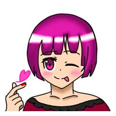 [LINEスタンプ] 桃原結衣 キャラスタンプ