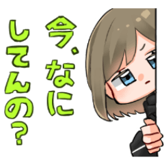 [LINEスタンプ] 毎日可愛い女子