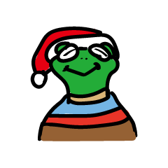 [LINEスタンプ] カエルさんクリスマスとお正月