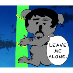 [LINEスタンプ] とにかく体毛の濃いどうぶつ。