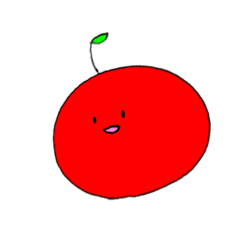 [LINEスタンプ] 表情豊かなりんごたち