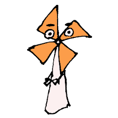 [LINEスタンプ] かざぐるマタ郎