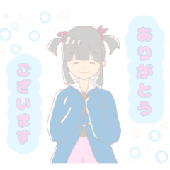 [LINEスタンプ] ゆるりでふわりな女の子