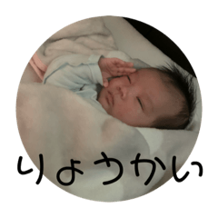 [LINEスタンプ] 鼻は愛嬌の息子