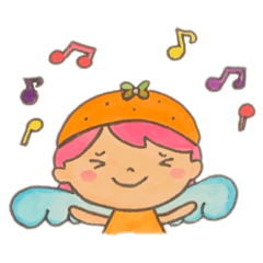 [LINEスタンプ] Orange天使ちゃん