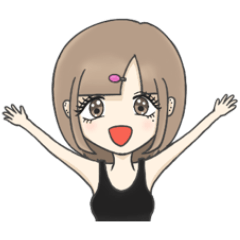 [LINEスタンプ] ゆるゆるラフスタイル女子
