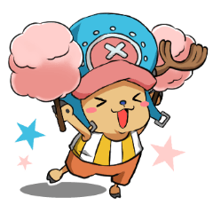 [LINEスタンプ] ONE PIECE いろいろどうぶつのスタンプ