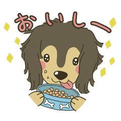 [LINEスタンプ] M.ダックスましゅーの日常◆黒タン