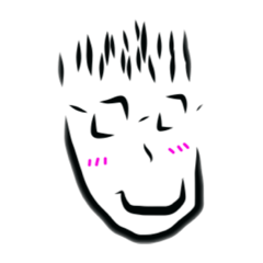 [LINEスタンプ] 筆書きメガネくん