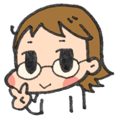 [LINEスタンプ] メガネ子さん