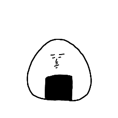 [LINEスタンプ] 語りかけるおにぎり