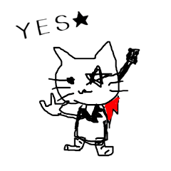 [LINEスタンプ] Rockな猫