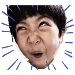 [LINEスタンプ] 使える顔スタンプ①