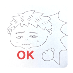 [LINEスタンプ] 表情がほぼ同じの男子の使いやすいスタンプ
