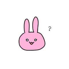 [LINEスタンプ] ぴんくうさちゃんすた
