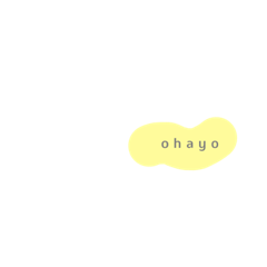 [LINEスタンプ] simple paint pastel
