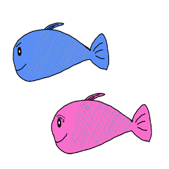 [LINEスタンプ] ワクワクジラ