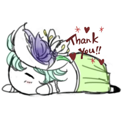 [LINEスタンプ] 究極の癒し大福生物ぬん
