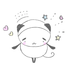 [LINEスタンプ] ちいさな まゆげねこ