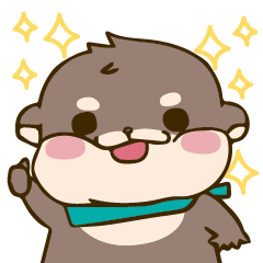 [LINEスタンプ] カワウソベビーのはるたろう