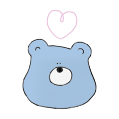 [LINEスタンプ] そらいろくまのスタンプ