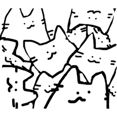 [LINEスタンプ] 日常に潜んでいるの！！！！！！にゃんこ