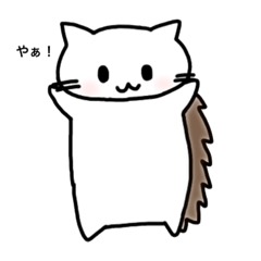 [LINEスタンプ] ハリ猫ズミのもちまろくん