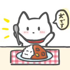 [LINEスタンプ] カレー好きのいぬ