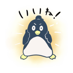 [LINEスタンプ] マンバンペンギンのジジンゴくん