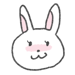 [LINEスタンプ] うさぎピピの日常