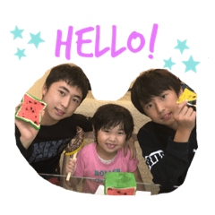 [LINEスタンプ] 副島三兄弟